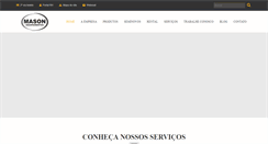 Desktop Screenshot of masonequipamentos.com.br
