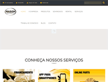 Tablet Screenshot of masonequipamentos.com.br